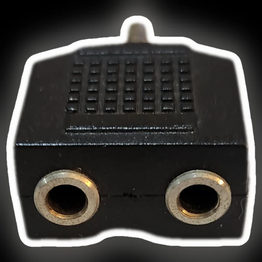 3.5mm Stereo Splitter Y Splitter Audio‎ Adapter - 1/8